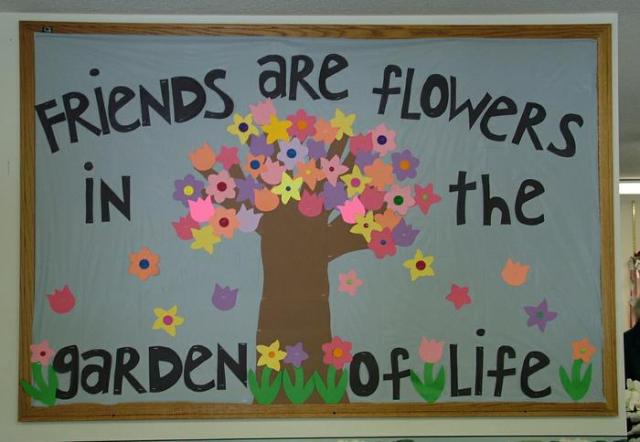 friends-are-flowers-bulletin-board